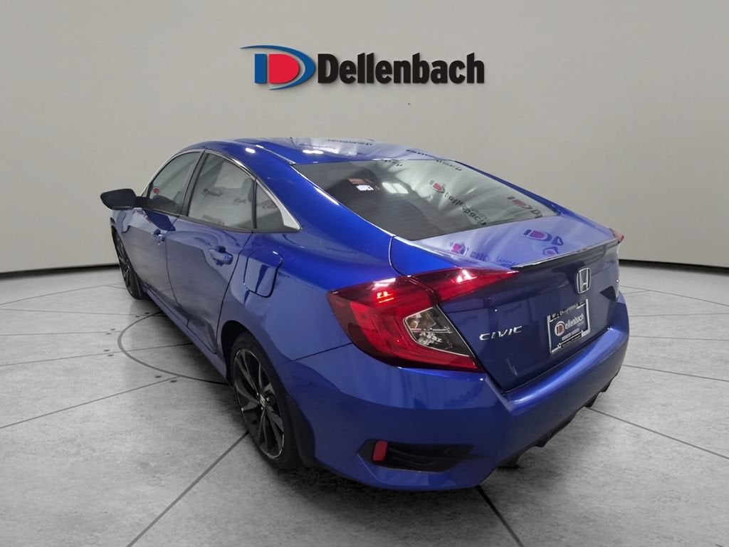 2019 Honda Civic Sedan — rear three-quarter view