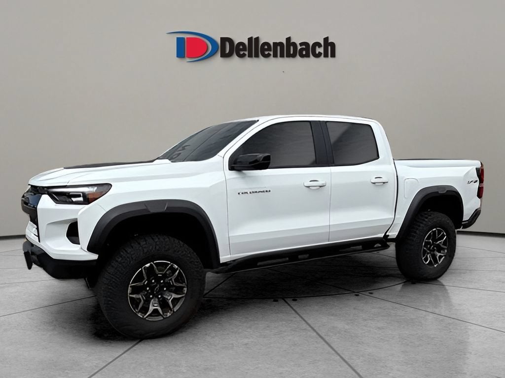 2024 Chevrolet Colorado ZR2 in Summit White — front three-quarter view