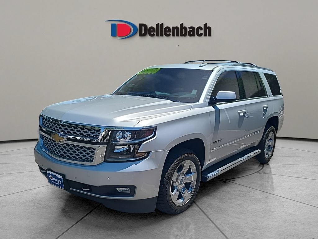 2017 Chevrolet Tahoe LT in Silver Ice Metallic — front three-quarter view