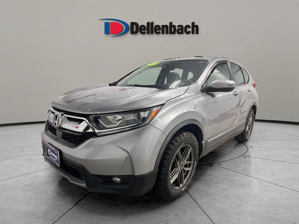 2017 Honda CR-V EX in Silver — front three-quarter view