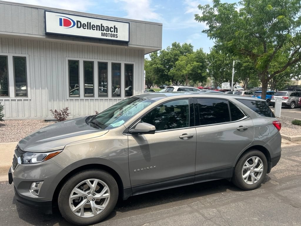 2018 Chevrolet Equinox LT in Pepperdust Metallic — front three-quarter view