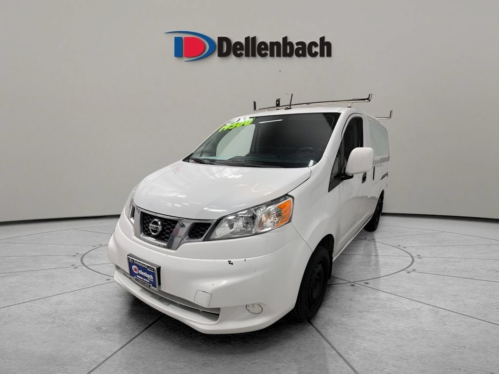 2020 Nissan NV200 Compact Cargo SV in Fresh Powder — front three-quarter view